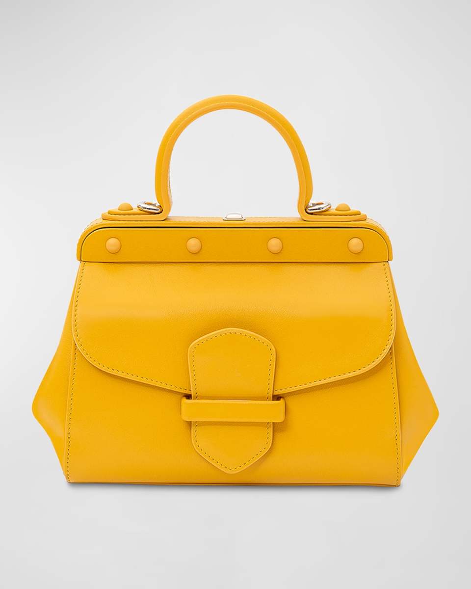 Margherita Small Leather Top-Handle Bag